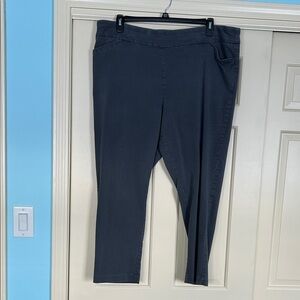 Croft & Barrow Dark Gray ankle pants